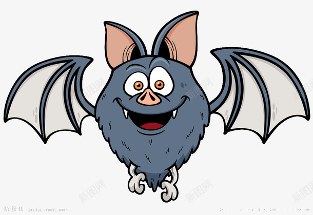 手绘卡通蝙蝠png免抠素材_新图网 https://ixintu.com 动物 卡通 手绘 手绘蝙蝠 蝙蝠