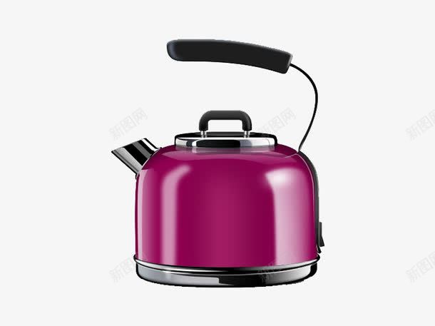紫色水壶png免抠素材_新图网 https://ixintu.com 水壶 烧开水 白开水 紫色水壶