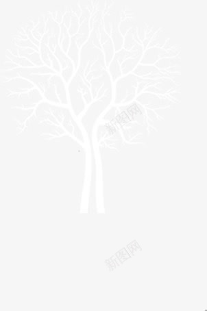 创意元素合成效果白色的树木png免抠素材_新图网 https://ixintu.com 元素 创意 合成 效果 树木 白色