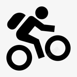 骑自行车山运动体育运动And素材