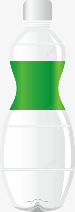 卡通颜料瓶子饮料瓶子创意矢量图高清图片