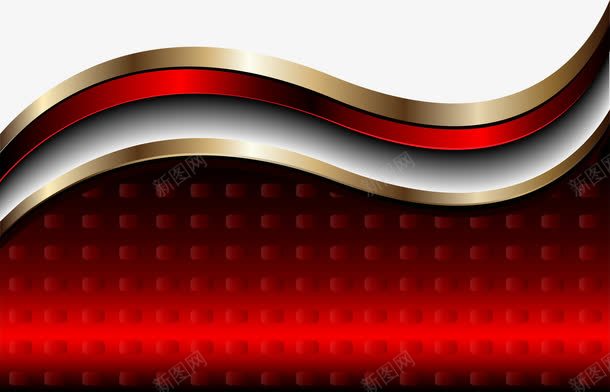 红色炫彩背景png免抠素材_新图网 https://ixintu.com 元素 炫彩 科技 红色