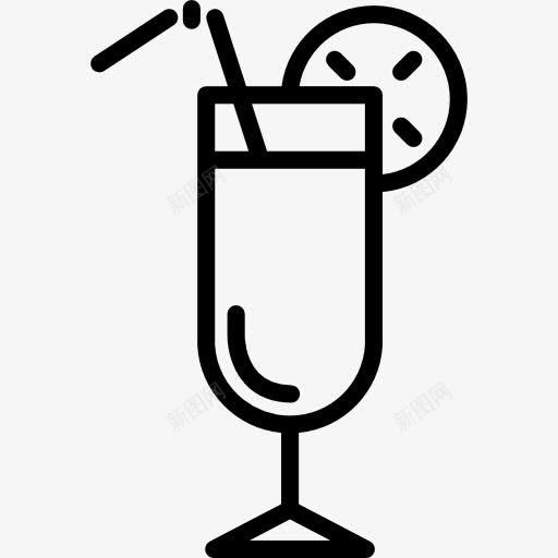 长GlassCocktail图标png_新图网 https://ixintu.com 苏打水 软饮料 酒 酒精 食品 饮料