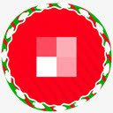 圣诞节社交媒体红色图标windowspng_新图网 https://ixintu.com windows 图标 圣诞节 媒体 社交 红色