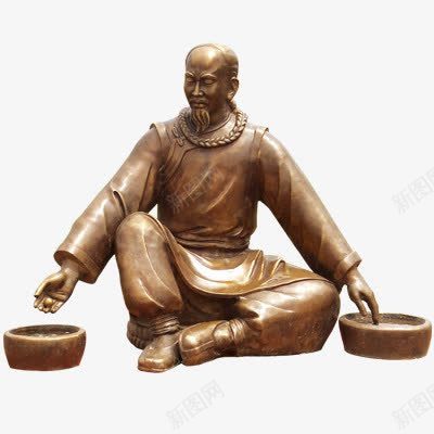 医者png免抠素材_新图网 https://ixintu.com 古代医者 褐色 雕塑