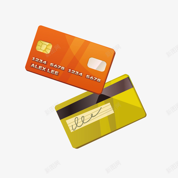 卡通银行卡png免抠素材_新图网 https://ixintu.com PNG图 PNG图下载 信用卡 创意卡通 卡通 卡通插图 插图 银行卡