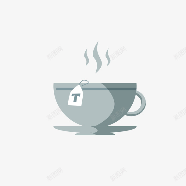 带标签的茶碗png免抠素材_新图网 https://ixintu.com PNG素材 标签 烟雾 茶碗