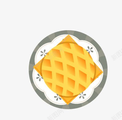 卡通华夫饼png免抠素材_新图网 https://ixintu.com waffle 华夫饼 卡通美食 手绘美食 餐点