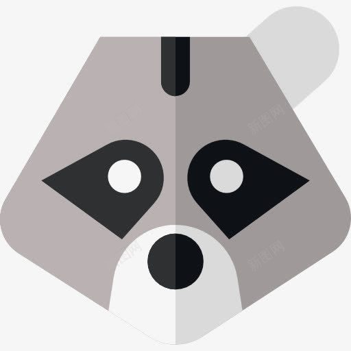 Racoon图标png_新图网 https://ixintu.com 动物 动物园 动物王国 浣熊 野生动物