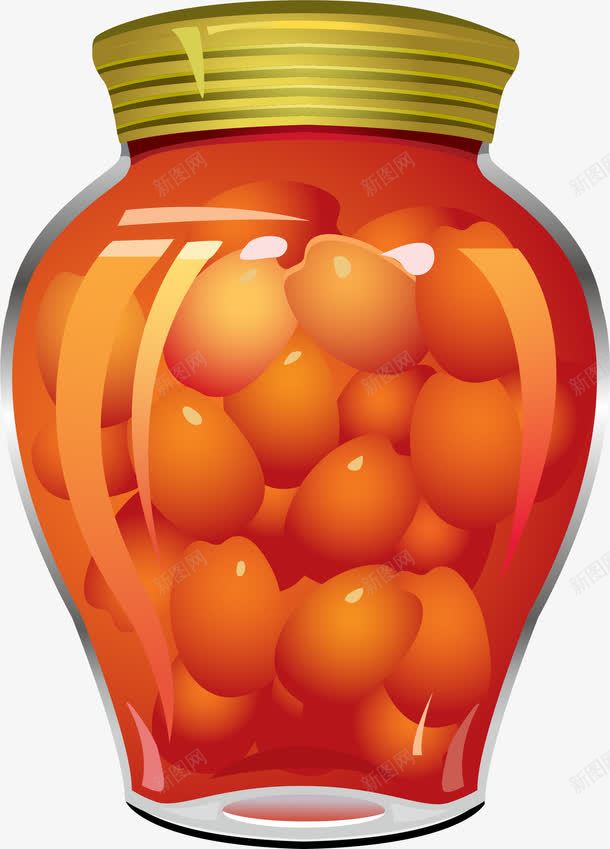 果醬瓶子png免抠素材_新图网 https://ixintu.com 果醬瓶子 水果 玻璃瓶 甜點 田园风 罐头 美食