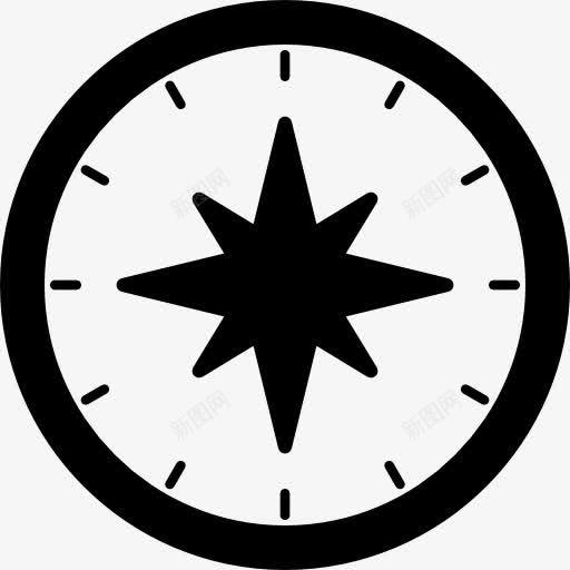 windrose罗盘图标png_新图网 https://ixintu.com 北方向的旅程 旅行 旅行的方向