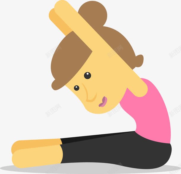 卡通做瑜伽的人图png免抠素材_新图网 https://ixintu.com 人 人体 健康 健康的生活方式 健身 儿童瑜伽 可爱 平衡 手 放松 瑜伽 生活方式 身心 运动 锻炼