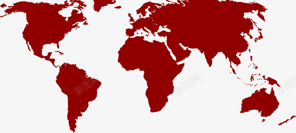 红色世界地图矢量图ai免抠素材_新图网 https://ixintu.com 世界 世界地图 世界矢量 地图 地图矢量 矢量地图 红色 红色地图 红色矢量 矢量图