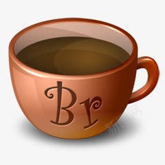 棕色咖啡杯brpng免抠素材_新图网 https://ixintu.com br 咖啡杯 棕色