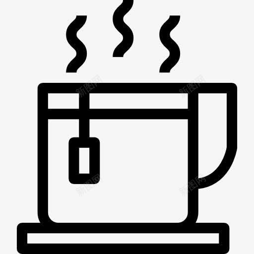 茶图标png_新图网 https://ixintu.com 咖啡 商业和金融 器皿 工具 杯 热饮料 茶 食品