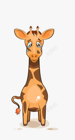 小鹿表情卡通可爱小动物装饰动物头像高清图片