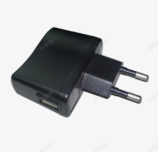 黑色充电插头png免抠素材_新图网 https://ixintu.com 充电 充电头 手机 插头 电器
