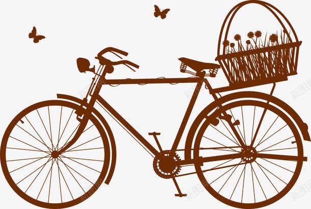 手绘自行车清晰典雅png免抠素材_新图网 https://ixintu.com 典雅 图片 清晰 自行车