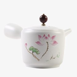 荷趣陶瓷泡茶茶具茶壶荷趣高清图片