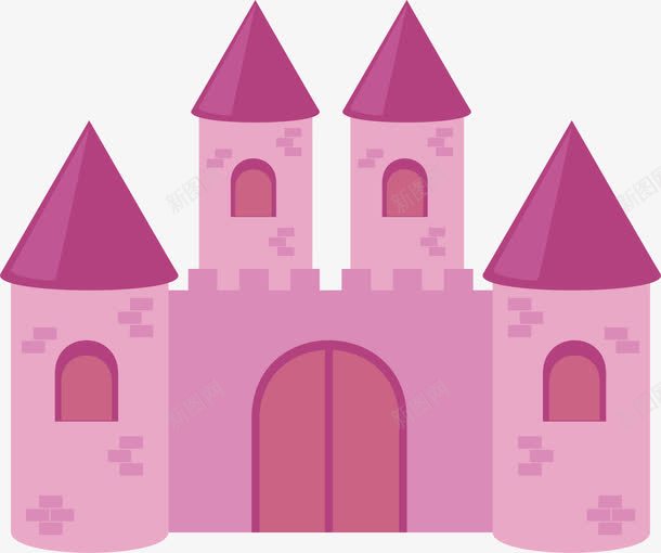 粉色城堡png免抠素材_新图网 https://ixintu.com 卡通 城堡 广告魔法城堡 方特魔法城堡 粉色 魔法城堡 魔法城堡化