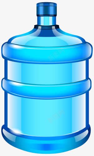 蓝色的饮水机塑料桶png免抠素材_新图网 https://ixintu.com 塑料 水桶 蓝色 透明 饮水机 饮水桶