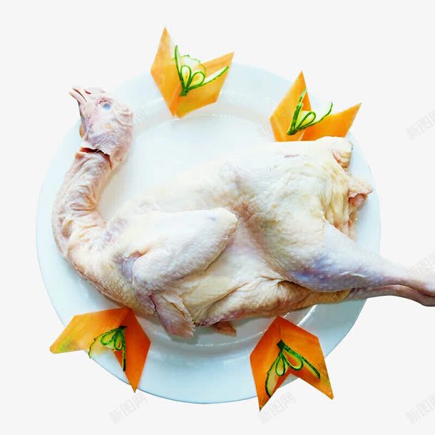 一只整鸡png免抠素材_新图网 https://ixintu.com 整鸡 肉食品 胡萝卜 裸鸡 食物 鸡肉