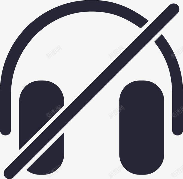 音乐禁止V1矢量图图标eps_新图网 https://ixintu.com 音乐禁止V1 矢量图