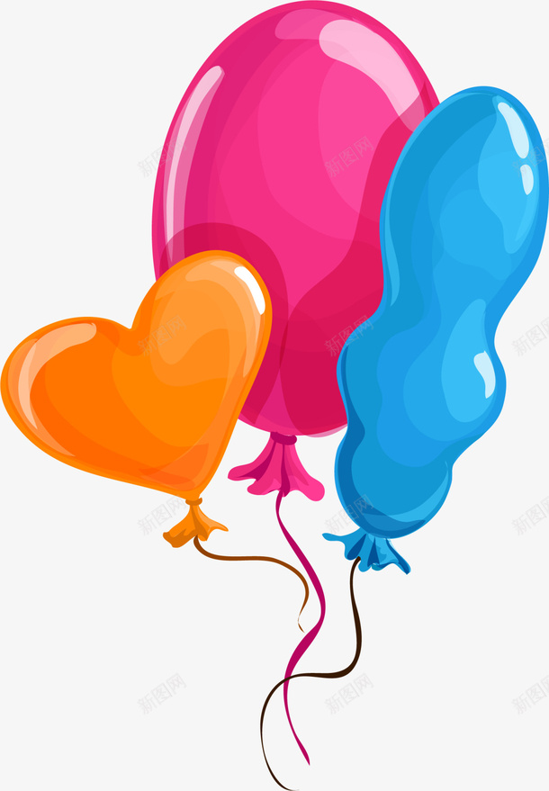 六一节彩色儿童节气球png免抠素材_新图网 https://ixintu.com 儿童节气球 六一节 彩色气球 水彩气球 漂浮气球 节庆气球