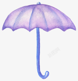一把伞紫色一把伞高清图片
