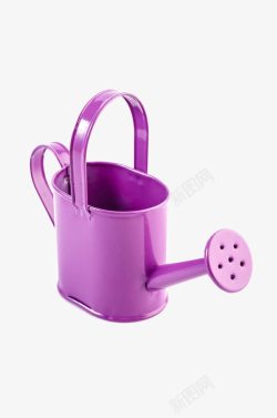 紫色花洒水壶素材