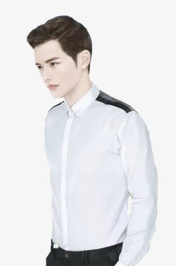 衬衣男子素材