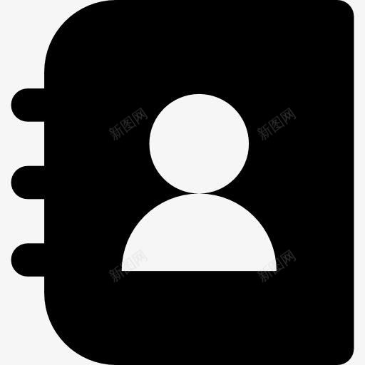 电话簿图标png_新图网 https://ixintu.com 电话本 联系人 议程 记事本
