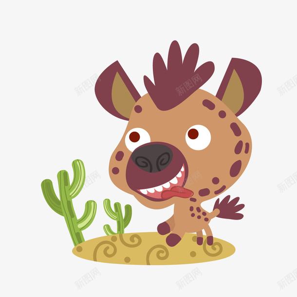可爱小鹿动物png免抠素材_新图网 https://ixintu.com 卡通动物 可爱动物 小鹿 背景装饰