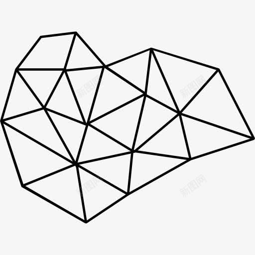 多边形图三角形图标png_新图网 https://ixintu.com 三角形 图形 多边形 多边形数据分析 形状 数据分析 界面 符号