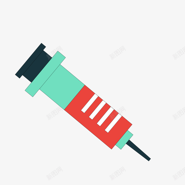 卡通注射器矢量图ai免抠素材_新图网 https://ixintu.com 创意卡通 医疗器材 卡通 卡通插图 插图 注射器 矢量图