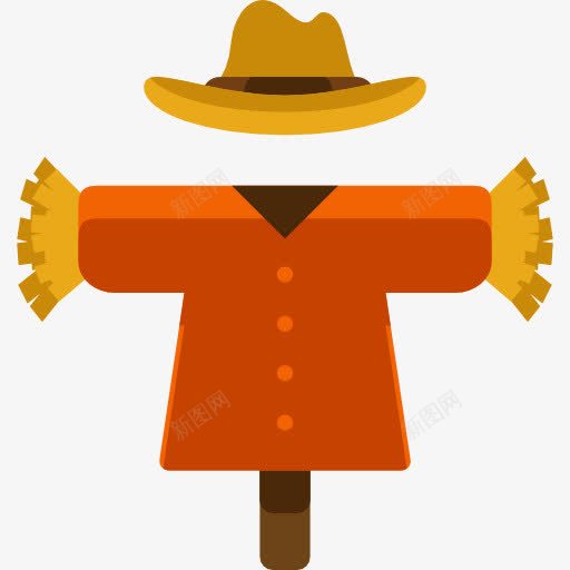 Scarecrow图标png_新图网 https://ixintu.com 农业 农业和园艺 农村 性格 稻草人