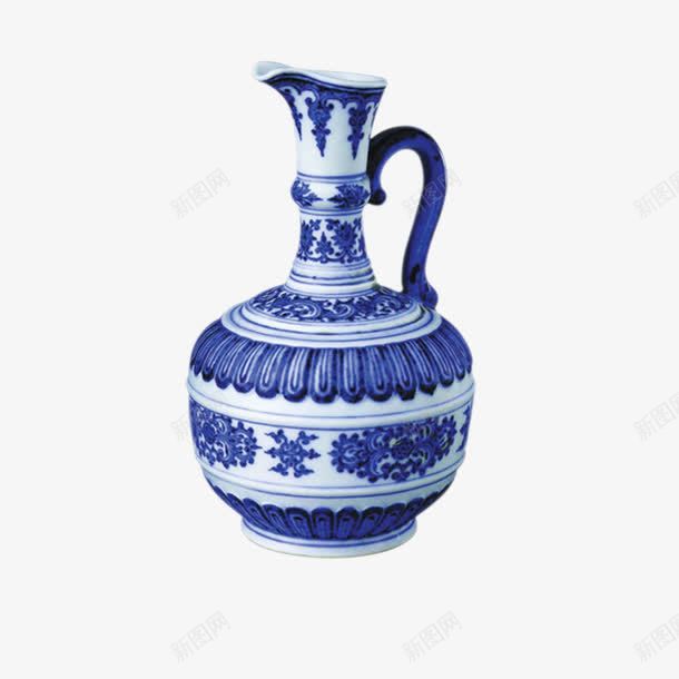 青花瓷瓷器png免抠素材_新图网 https://ixintu.com 中国风 瓷器 花瓶 装饰 青花瓷
