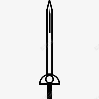创意线概述剑武器古董武器图标图标