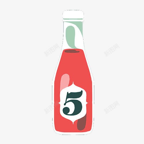 一瓶5号番茄酱png免抠素材_新图网 https://ixintu.com 5号 5号标志红色瓶子 5号瓶子 5号番茄酱 5号红色玻璃瓶子 数字5号 有5号标志的红色玻璃瓶子 有5号标志的红色瓶子 瓶子