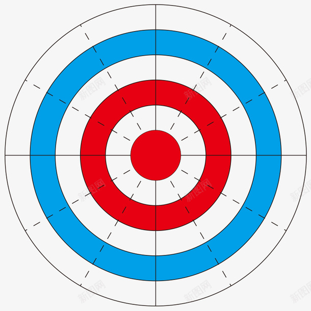 射击靶子00图标png_新图网 https://ixintu.com 图标 标靶 狙击准心 色彩 装饰 靶子