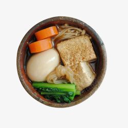 红米粗粮饭卤蛋豆腐面条高清图片