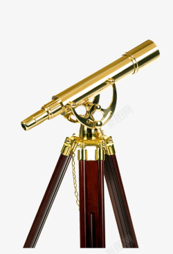 金色的望远镜素材
