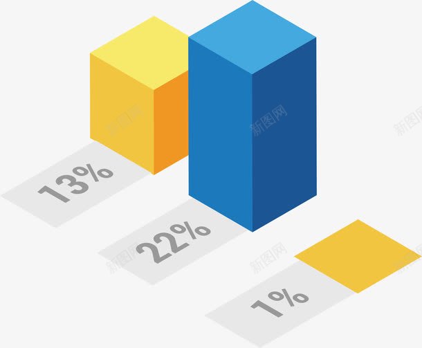 卡通立体柱状图png免抠素材_新图网 https://ixintu.com PPT图案 卡通 柱状图 矢量图案 立体 金融