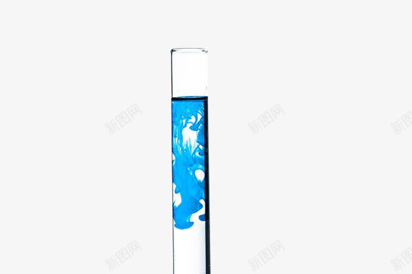 试管里的蓝色试剂png免抠素材_新图网 https://ixintu.com 玻璃 白开水 蓝色 试剂 试管 饮用水
