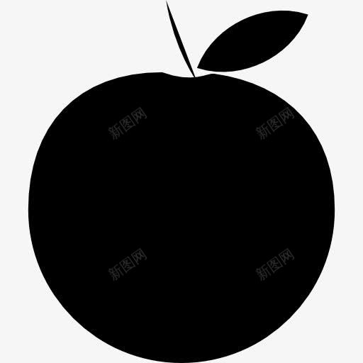 圆圆的苹果图标png_新图网 https://ixintu.com 健康食品 水果 粮食 苹果 蔬菜