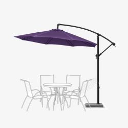 紫色的太阳伞紫色太阳伞遮阳伞高清图片