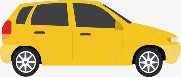 卡通黄色小轿车png免抠素材_新图网 https://ixintu.com 交通 卡通 卡通车辆 精美 车辆 轿车设计