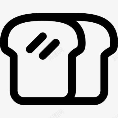 面包烤图标图标