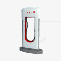 充电路标自动红色大型电动车充电桩高清图片