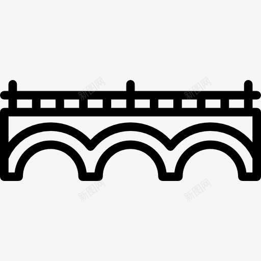桥图标png_新图网 https://ixintu.com 建筑 桥梁 河 连接
